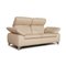 Cream Leather Chillout 3 Seater, 2 Seater & Footstool Function from Willi Schillig, Set of 3 6