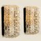 Clear Bubble Glass Wall Sconces in Style of Helena Tynell from Limburg, 1970s, Set of 2 7