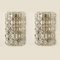 Clear Bubble Glass Wall Sconces in Style of Helena Tynell from Limburg, 1970s, Set of 2, Image 1