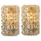 Clear Bubble Glass Wall Sconces in Style of Helena Tynell from Limburg, 1970s, Set of 2, Image 5