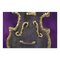Violín de latón sobre plato dorado de Henri Fernandez, Imagen 3
