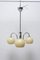 Lámpara de araña Art Déco de tres brazos, Bohemia, años 30, Imagen 2