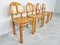 Pine Wood Dining Chairs by Rainer Daumiller for Hirtshals Savvaerk, 1980s, Set of 4 10