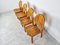 Pine Wood Dining Chairs by Rainer Daumiller for Hirtshals Savvaerk, 1980, Set of 4 4