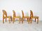 Pine Wood Dining Chairs by Rainer Daumiller for Hirtshals Savvaerk, 1980, Set of 4 2