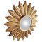 Mid-Century Terracotta Sunburst Mirror, 1960s 1