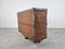 Vintage Industrial Steel and Wooden Trolley, 1950s, Image 7