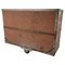 Vintage Industrial Steel and Wooden Trolley, 1950s, Image 1