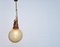 Vintage Glass Pendant Light from Hustadt Leuchten, 1960s 3