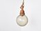 Vintage Glass Pendant Light from Hustadt Leuchten, 1960s 9