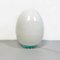 Italian Milk Glass Egg Floor Lamp, 1980s 2