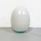 Italienische Egg Stehlampe aus Milchglas, 1980er 2