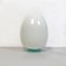 Italienische Egg Stehlampe aus Milchglas, 1980er 4