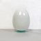 Lampadaire Egg en Verre Laiteux, Italie, 1980s 4