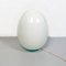 Italienische Egg Stehlampe aus Milchglas, 1980er 3