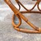 Mid-Century Italian Rattan B4 Armchair and Pouf by Tito Agnoli for Bonacina, 1950s, Set of 2, Image 10