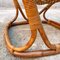 Mid-Century Italian Rattan B4 Armchair and Pouf by Tito Agnoli for Bonacina, 1950s, Set of 2, Image 18