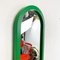 Modern Italiam Green Plastic Mirror by Anna Castelli for Kartell, 1980s 11