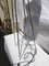 Italian Modern Acrylic Glass & Steel Floor Lamp, 1980s 3