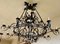 Large 19th Century French Wrought Iron Twelve-Light Chandelier, Image 2