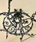 Large 19th Century French Wrought Iron Twelve-Light Chandelier, Image 3