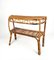 Midcentury Rattan & Bamboo Console Table in Franco Albini Style, Italy, 1960s, Image 6