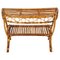 Midcentury Rattan & Bamboo Console Table in Franco Albini Style, Italy, 1960s, Image 1
