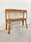 Midcentury Rattan & Bamboo Console Table in Franco Albini Style, Italy, 1960s 12