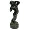 Wachs Siegelstempel eines Mädchens in Bronze von Otto Valdemar Strandman 1