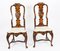 18th Century Dutch Marquetry Walnut High Back Dining Chairs, Set of 12 11