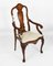 18th Century Dutch Marquetry Walnut High Back Dining Chairs, Set of 12 5