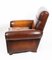 Antique 20th Century Leather Club Armchairs, Set of 2, Image 6