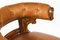 Antique Victorian Oak & Leather Desk Chair Tub Chair 19th Century 7