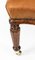 Antique Victorian Oak & Leather Desk Chair Tub Chair 19th Century, Image 8