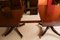 Vintage Twin Pillar Dining Table & 10 Dining Chairs 20th C, Set of 11 11