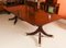 Vintage Twin Pillar Dining Table & 10 Dining Chairs 20th C, Set of 11 3