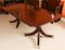 Vintage Twin Pillar Dining Table & 10 Dining Chairs 20th C, Set of 11, Image 4