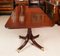 Vintage Twin Pillar Dining Table & 10 Dining Chairs 20th C, Set of 11, Image 7