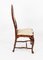 Antique Dutch Marquetry Walnut Highback Side Chairs, Set of 2 3