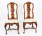 Antique Dutch Marquetry Walnut Highback Side Chairs, Set of 2 18