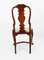 Antique Dutch Marquetry Walnut Highback Side Chairs, Set of 2 17