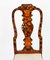 Antike niederländische Beistellstühle aus Nussholz mit hoher Rückenlehne, 2er Set 13