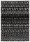 Large Black White Fuori Tempo Rug by Paolo Giordano for I-and-I Collection 1