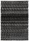 Small Black White Fuori Tempo Rug by Paolo Giordano for I-and-I Collection 1