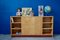 Vintage Doppelseitiges Sideboard aus hellem Holz 2