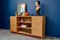 Vintage Doppelseitiges Sideboard aus hellem Holz 12