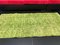 Vintage Hand Knotted Overdyed Green Wool Rug 7