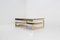 23 Karat Gold Leaf G-Shaped Coffee Table from Belgo Chrom / Dewulf Selection 1