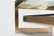 23 Karat Gold Leaf G-Shaped Coffee Table from Belgo Chrom / Dewulf Selection 10