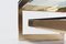 23 Karat Gold Leaf G-Shaped Coffee Table from Belgo Chrom / Dewulf Selection, Image 10